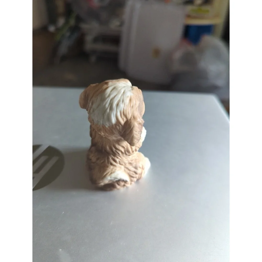 Vintage Homco Home Interior Shih Tzu Puppy Dog Figurine 1467